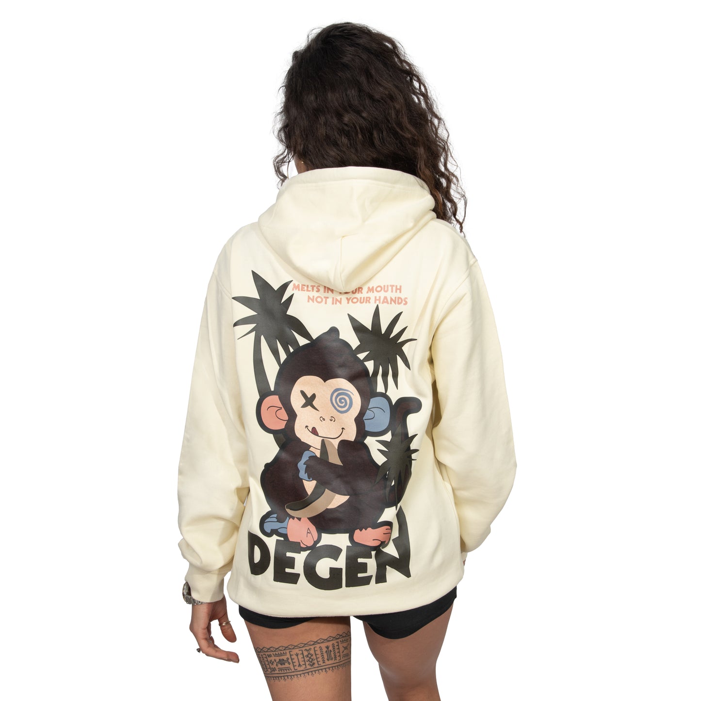 Monkey Business Cream Hoodie