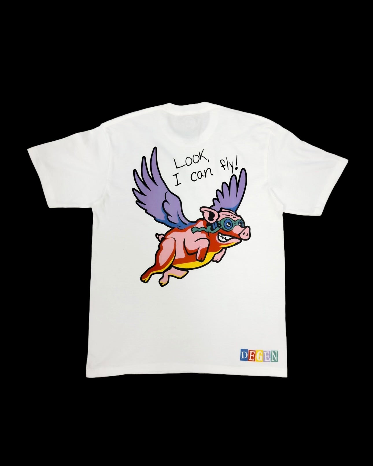 Look, I Can Fly! Tee in White