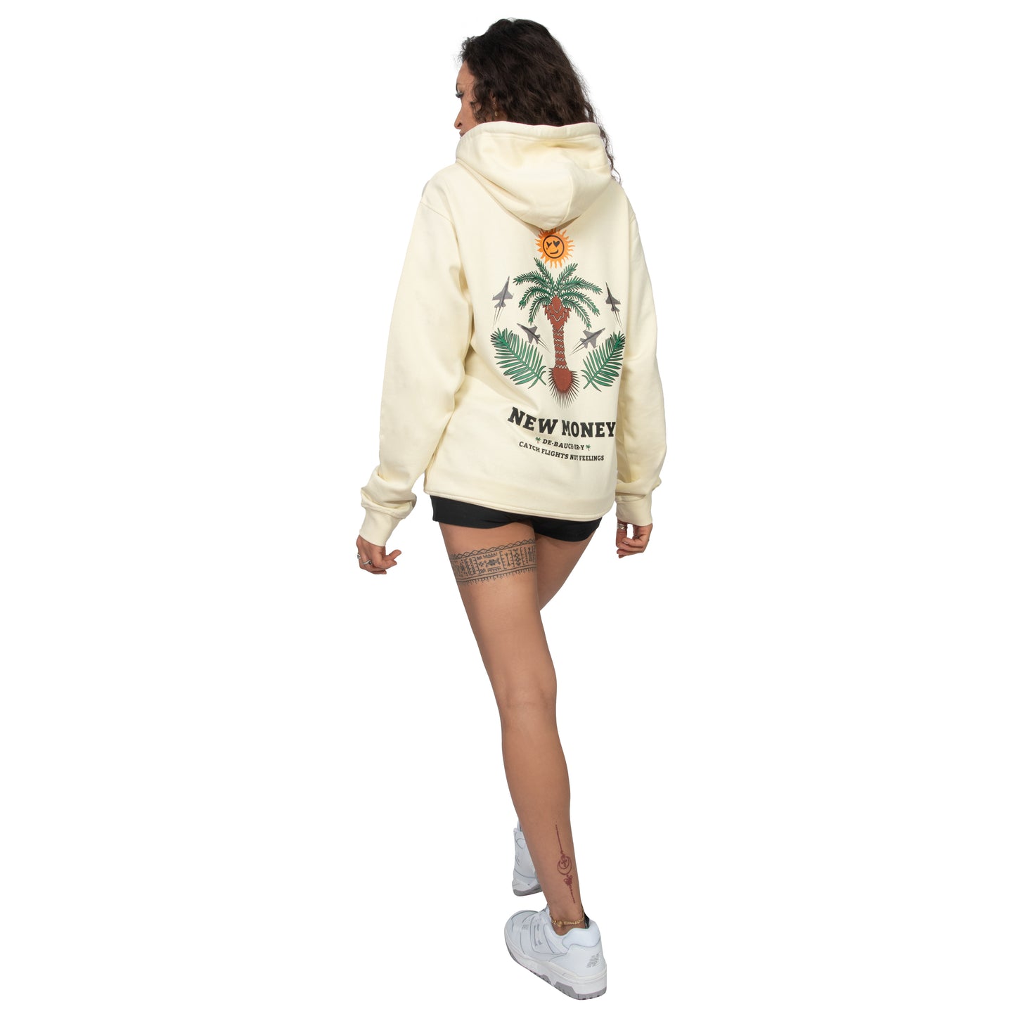 Debauchery New Money Cream Hoodie