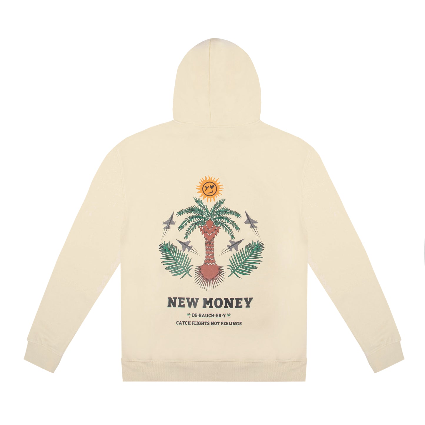 Debauchery New Money Cream Hoodie