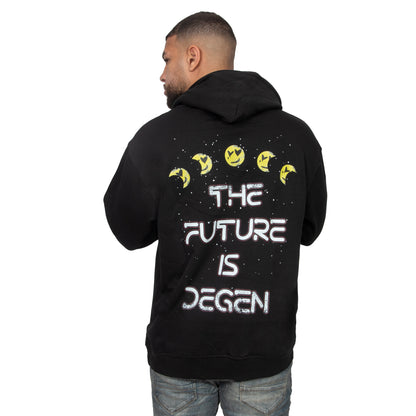 Future is Degen Black Hoodie