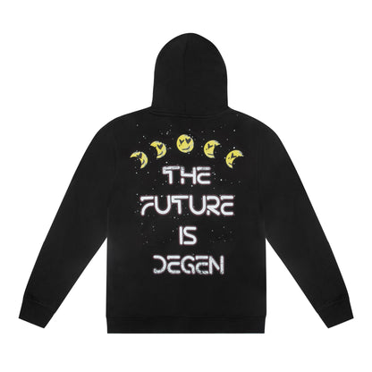 Future is Degen Black Hoodie