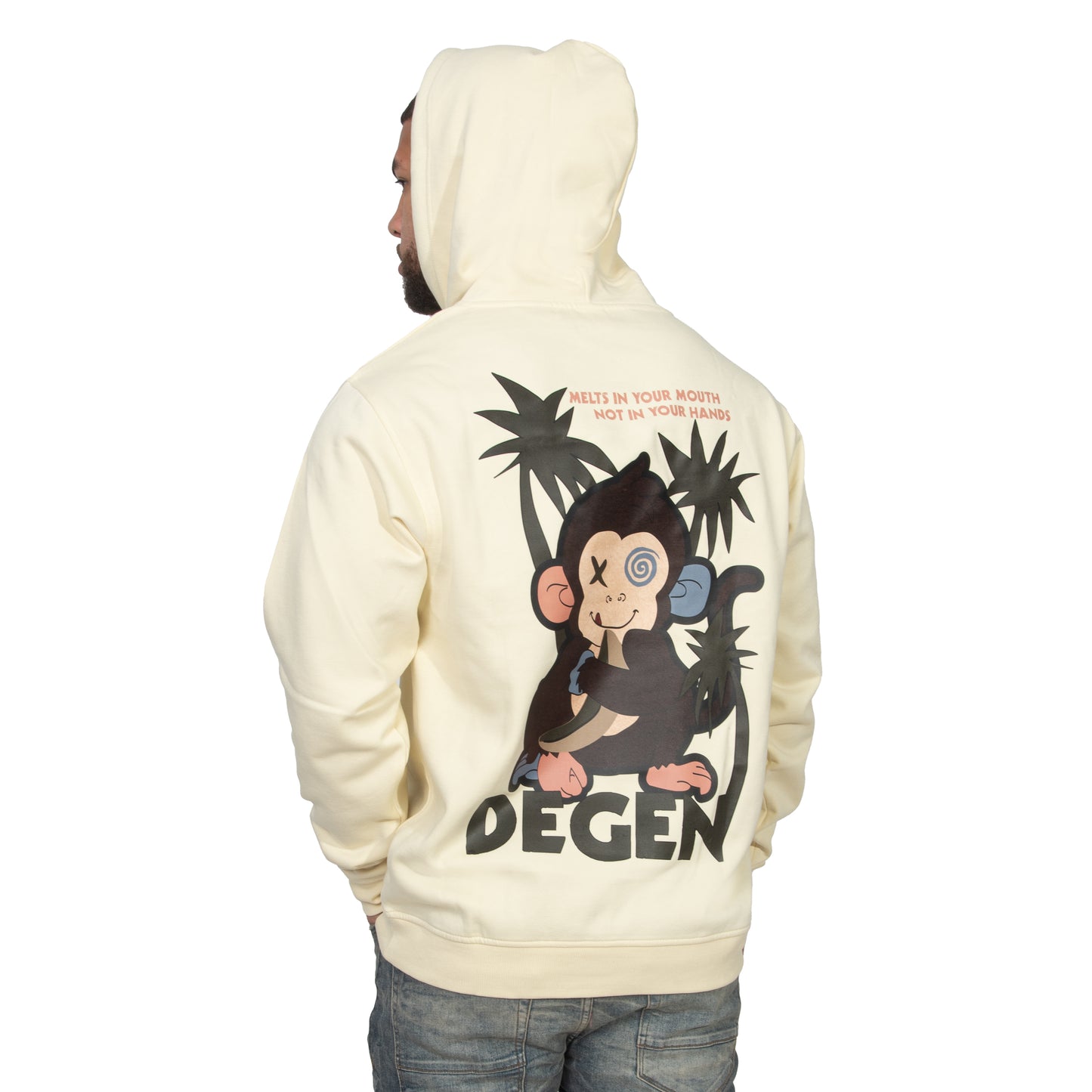 Monkey Business Cream Hoodie