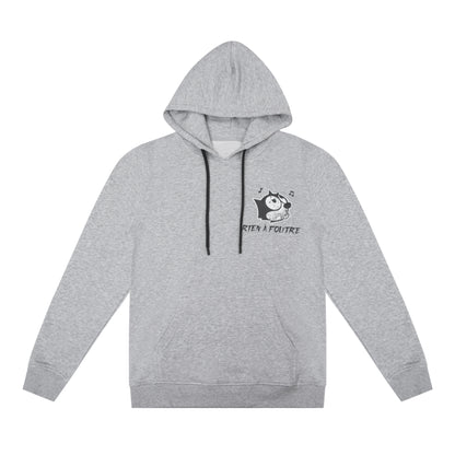 Rien a Foutre Heather Grey Hoodie